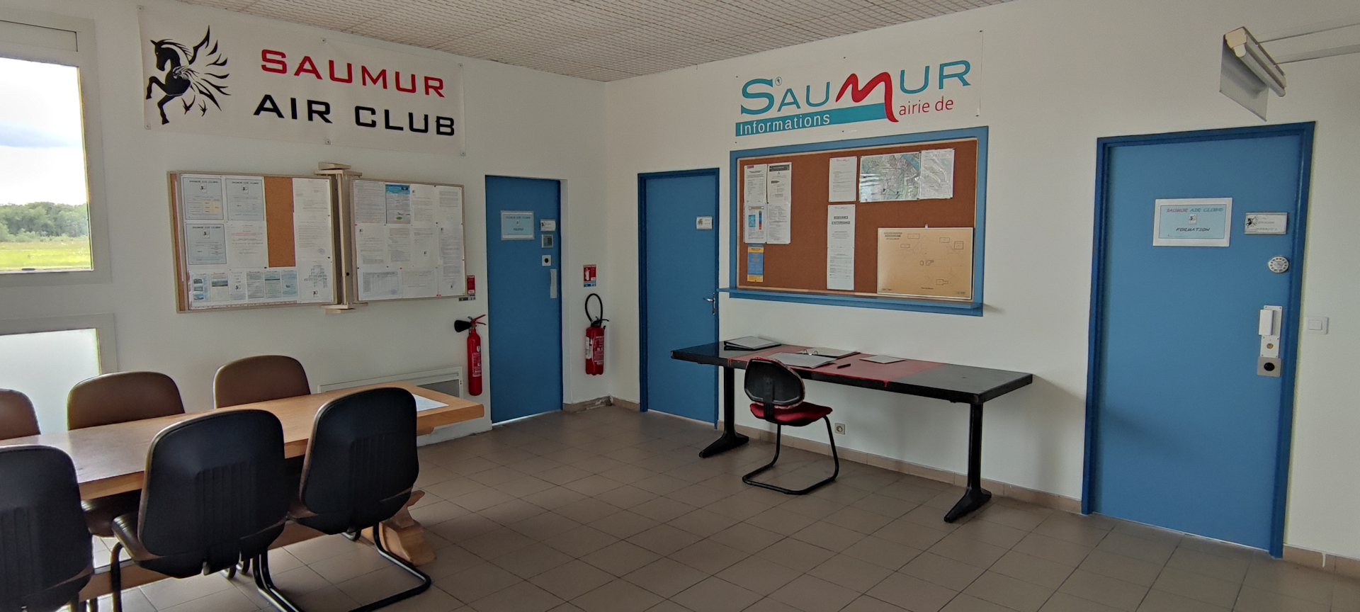 Salle de réunion à Saumur Air Club