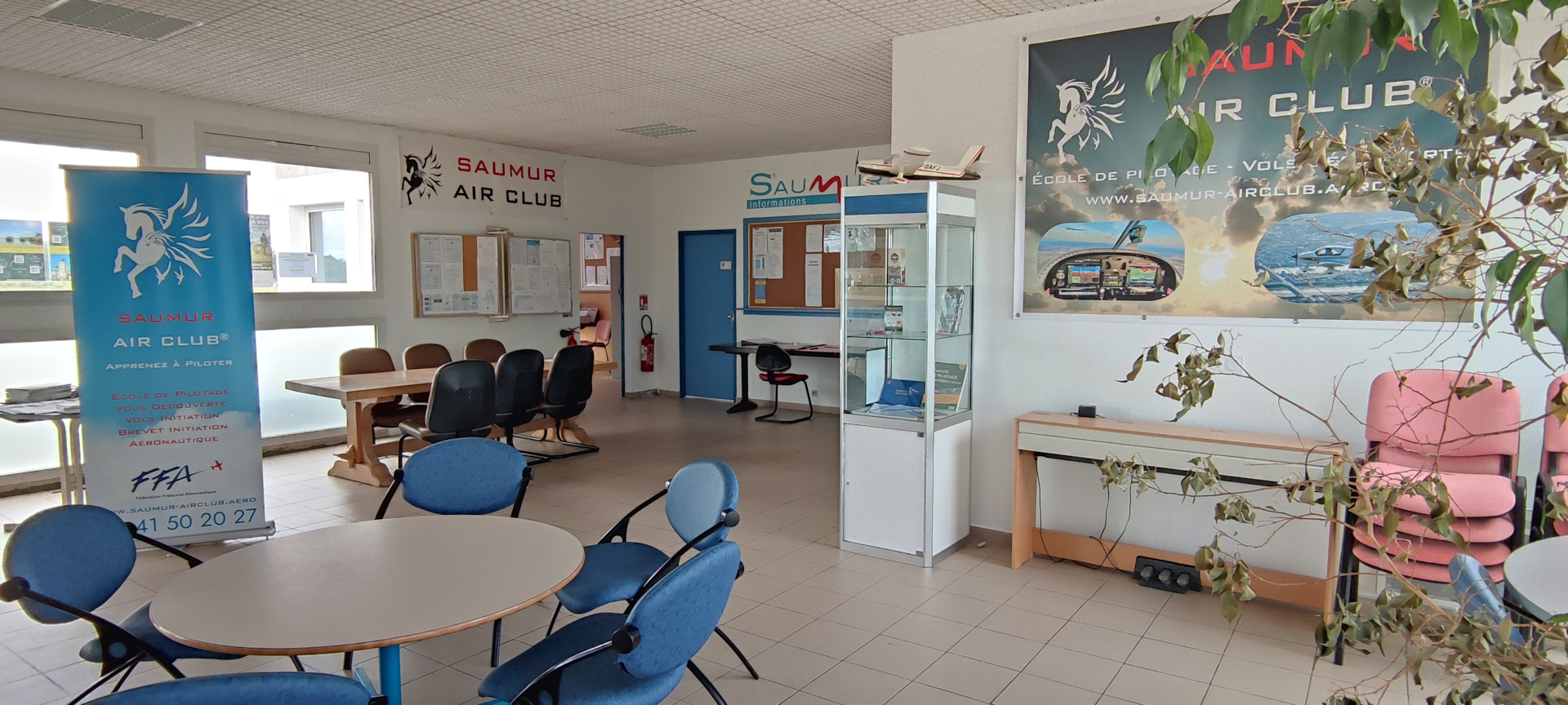 Salle Pilotes à Saumur Air Club